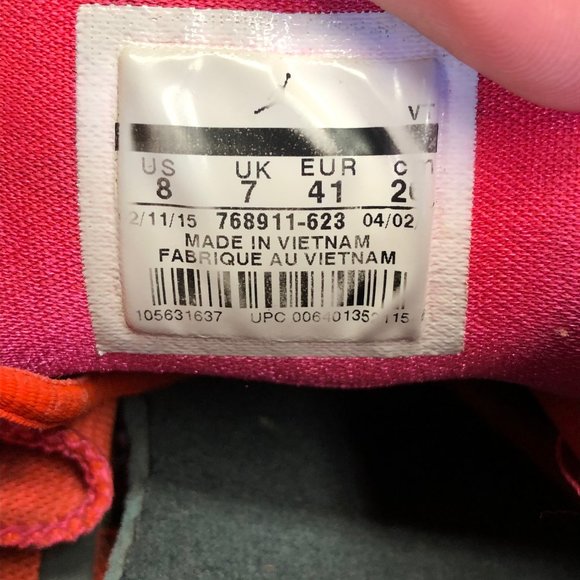 ~Used W/O Box! Air Jordan Flight Flex Trainer 2 Infrared Red Sneakers Size 8 - Picture 6 of 6